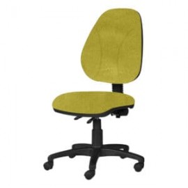 Silla Operativa sin Brazos Tiempo 3503 Tela Adison Color Pera
