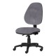 Silla Operativa sin Brazos Tiempo 3503 Tela Adison Color Plata