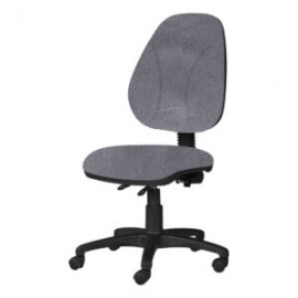 Silla Operativa sin Brazos Tiempo 3503 Tela Adison Color Plata