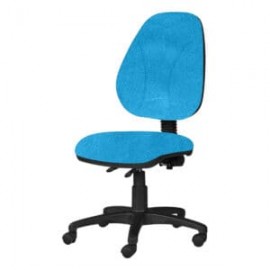 Silla Operativa sin Brazos Tiempo 3503 Tela Adison Color Turqueza