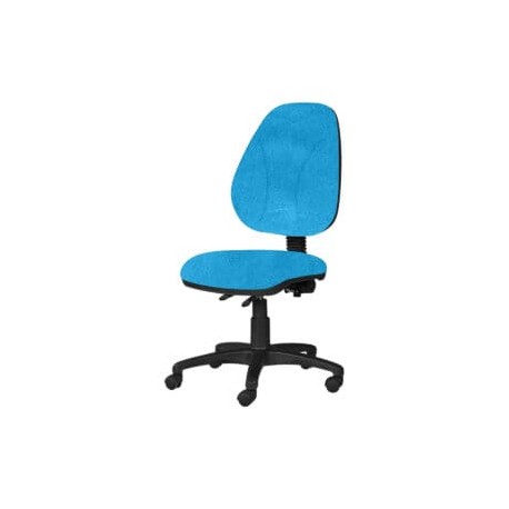 Silla Operativa sin Brazos Tiempo 3503 Tela Adison Color Turqueza