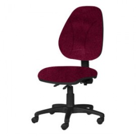 Silla Operativa sin Brazos Tiempo 3503 Tela Mini Color Cereza