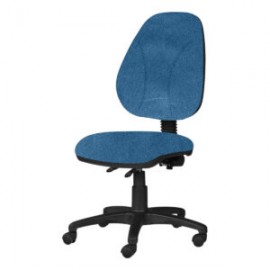 Silla Operativa sin Brazos Tiempo 3503 Tela Stella Color Azul