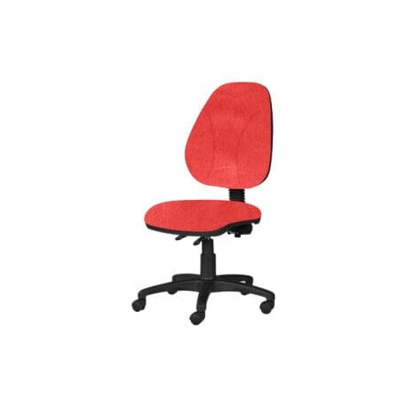 Silla Operativa sin Brazos Tiempo 3503 Tela Stella Color Coral
