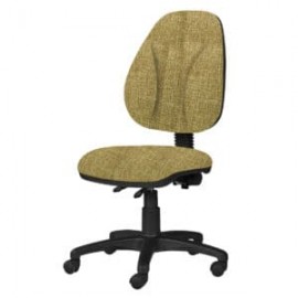 Silla Operativa Tiempo 3503 sin Brazos y rin?onera, en Tela Addison Mango