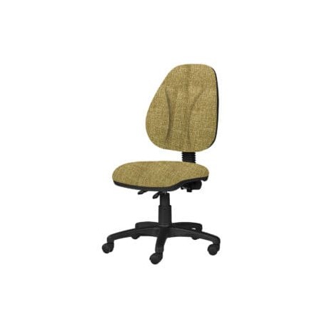 Silla Operativa Tiempo 3503 sin Brazos y rin?onera, en Tela Addison Mango