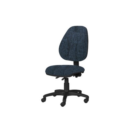 Silla Operativa Tiempo 3503 sin Brazos y rin?onera, en Tela Addison Plumbago