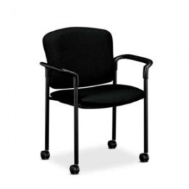 Silla de Visita con Brazos Pagoda 4075 Tela Confetti Negro