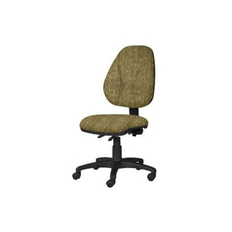 Silla Operativa Tiempo 3503 sin Brazos y rin?onera, en Tela Stanley Oro