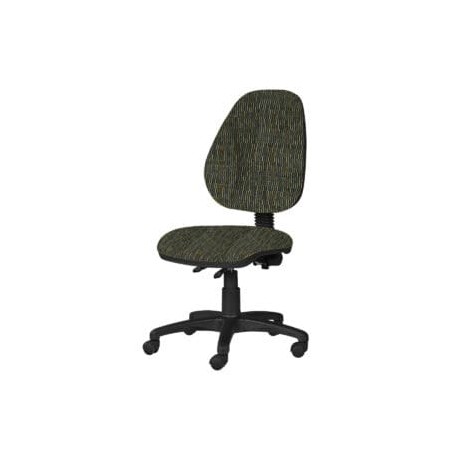 Silla Operativa Tiempo 3503 sin Brazos y rin?onera, en Tela Stanley Verde