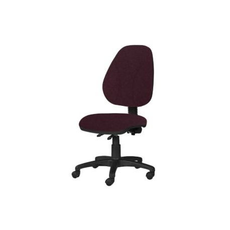 Silla Operativa Tiempo sin Brazos 3503 Tela Mini Ciruela