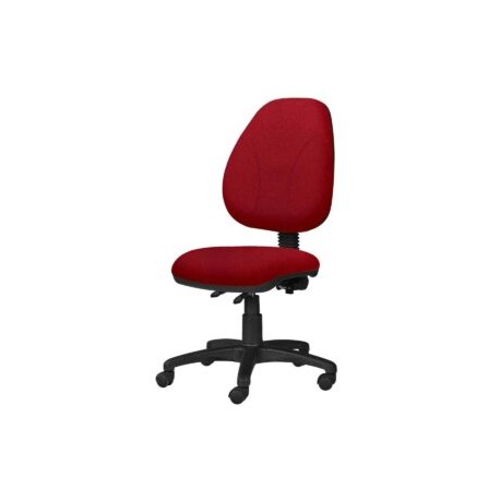 Silla Operativa Tiempo sin Brazos 3503 Tela Mini Rojo