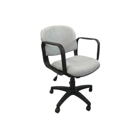 Silla Semi Ejecutiva Allegro en Tela Addison Color Gris ClAro
