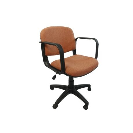 Silla Semi Ejecutiva Allegro en Tela Addison Color Naranja