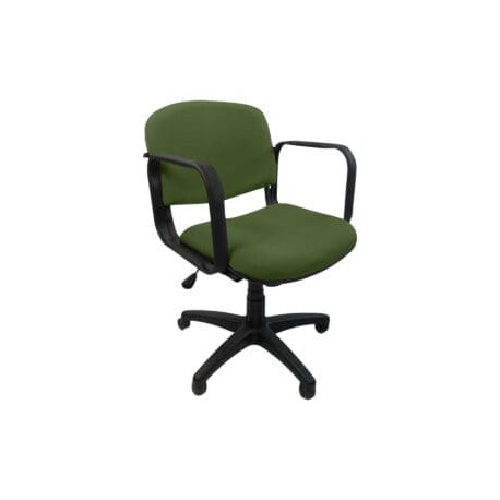 Silla Semi Ejecutiva Allegro en Tela Adison Color Verde Hoja