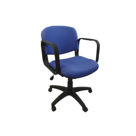 Silla Semi Ejecutiva Allegro en Tela Mini Color Azul Eléctrico