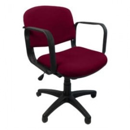 Silla Semi Ejecutiva Allegro en Tela Mini Color Cereza