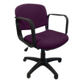 Silla Semi Ejecutiva Allegro en Tela Stella Color Uva