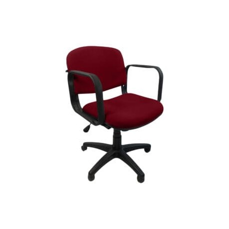 Silla Semi Ejecutiva Allegro en Tela Stella Color Vino