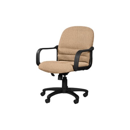 Silla Semi Ejecutiva con Brazos Tamayo 4002 Tela Adison Color Camello
