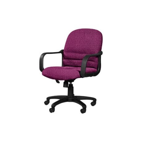 Silla Semi Ejecutiva con Brazos Tamayo 4002 Tela Adison Color Fiusha