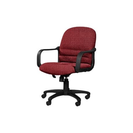 Silla Semi Ejecutiva con Brazos Tamayo 4002 Tela Adison Color Rojo
