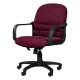 Silla Semi Ejecutiva con Brazos Tamayo 4002 Tela Mini Color Cereza