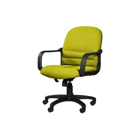 Silla Semi Ejecutiva con Brazos Tamayo 4002 Tela Mini Verde Manzano