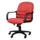 Silla Semi Ejecutiva con Brazos Tamayo 4002 Tela Stella Color Coral