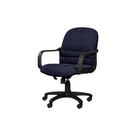 Silla Semi Ejecutiva con Brazos Tamayo 4002 Tela Stella Color Marino