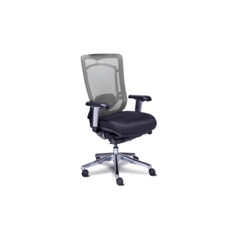 Silla Semi Ejecutiva Dynamic Mesh y Tela Gris
