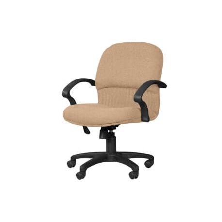 Silla Semi Ejecutiva Etna Tela Adison Color Camello
