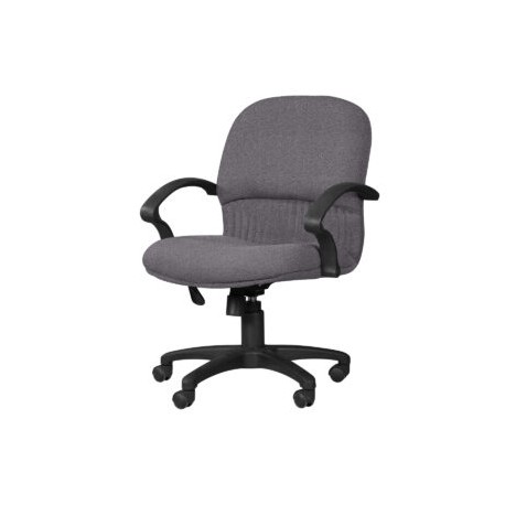 Silla Semi Ejecutiva Etna Tela Adison Color Grey