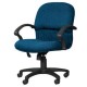 Silla Semi Ejecutiva Etna Tela Mini Color Pizarra
