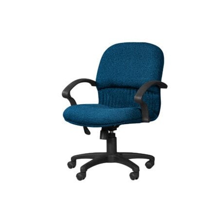 Silla Semi Ejecutiva Etna Tela Mini Color Pizarra