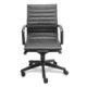 Silla Semi Ejecutiva Etna Tela Stella Color negro