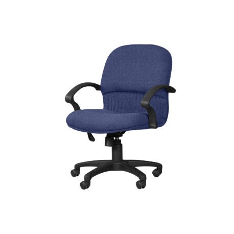 Silla Semi Ejecutiva Etna Tela Stella Color Plumbago