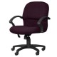 Silla Semi Ejecutiva Etna Tela Stella Color Violeta