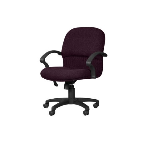 Silla Semi Ejecutiva Etna Tela Stella Color Violeta