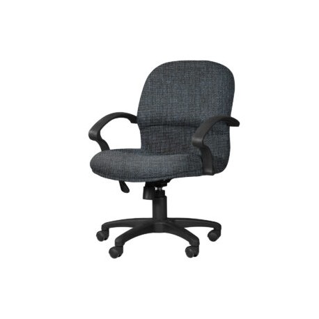 Silla Semi-Ejecutiva Etna, en Tela Addison Plumbago