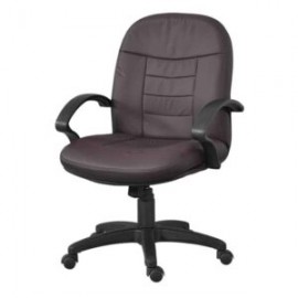 Silla Semi-Ejecutiva Zalce Piel Chocolate