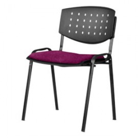 Silla Visita Brecia s/b Tela Adison Color Fiusha
