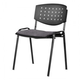 Silla Visita Brecia s/b Tela Adison Color Grey