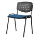 Silla Visita Brecia s/b Tela Adison Color Plata