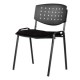 Silla Visita Brecia s/b Tela Adison Color Plomo
