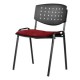 Silla Visita Brecia s/b Tela Adison Color Rojo