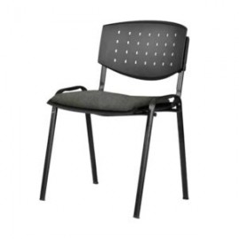 Silla Visita Brecia s/b Tela Mini Acero