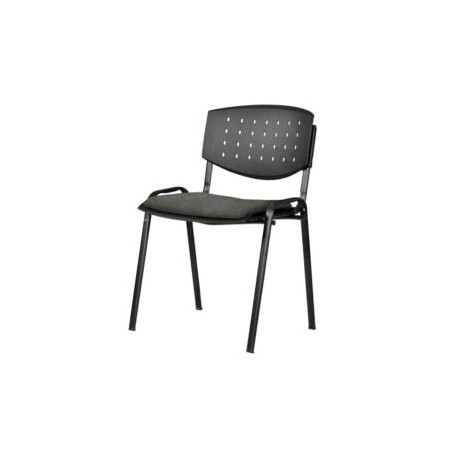 Silla Visita Brecia s/b Tela Mini Acero