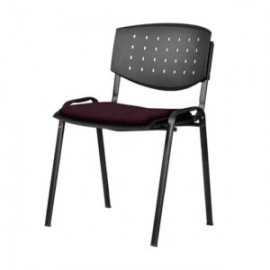Silla Visita Brecia s/b Tela Mini Ciruela