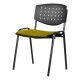 Silla Visita Brecia s/b Tela Mini Color Pera